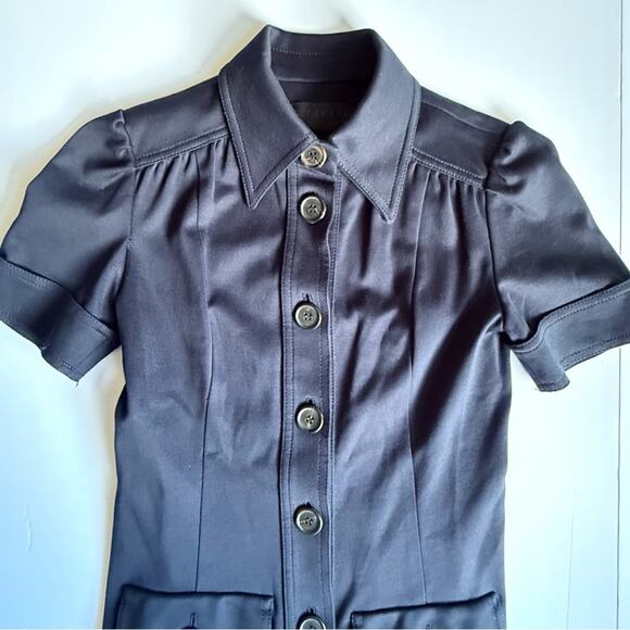 Derek Lam (original label) Heavyweight Cotton Short Sleeve Blouse/Jacket - Picture 2 of 9